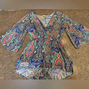 Vintage Paisley Romper